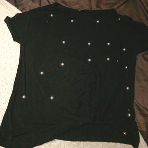 Pearl Dotted Shein Top